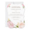 Romantic Watercolor Flowers Wedding Invitation III