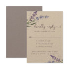 Romantic Watercolor Lavender Floral | Meal Choice