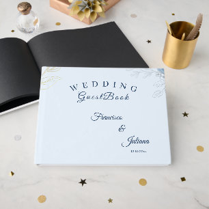 Romantic Waterfront Wedding Guest Book