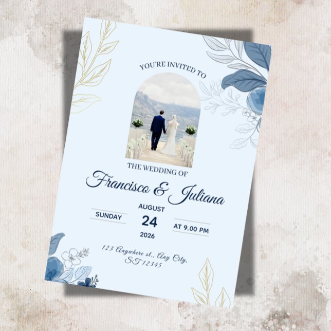 Romantic Waterfront Wedding Invitation (Creator Uploaded)