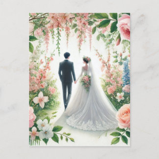 Romantic Wedding 5 Postcard