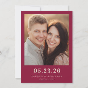 Romantic Wedding Announcement