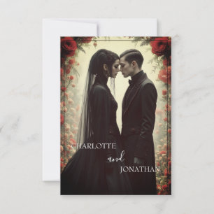 Romantic Wedding in Black Elegance