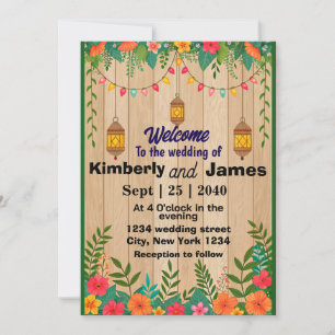 Romantic Wedding Invitation