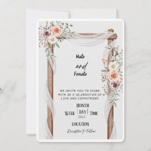 Romantic Wedding Invitation
