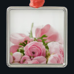 Romantic Wedding Love Soft Pink Flower Bouquet Metal Tree Decoration<br><div class="desc">Romantic Wedding Love Soft Pink Flower Bouquet</div>