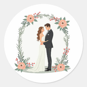 Romantic Wedding Moment Sticker
