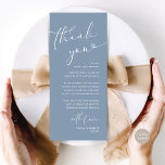 Romantic Wedding Place Setting Thank You Card<br><div class="desc">Share the love and show your appreciation to your guests, when they sit down at their seat and read this personalised romantic charming thank you place card. It's a wonderful way to kick off your special day celebration! This card is sure to set the tone for an unforgettable event. The...</div>