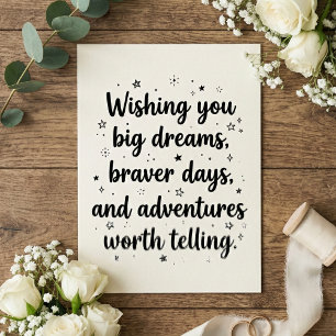 Romantic Wedding Quote Newlywed Bride Groom Card