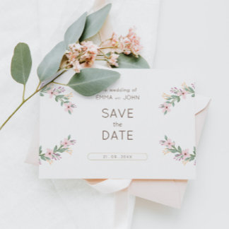 Romantic wedding rose garden flower crown save the date