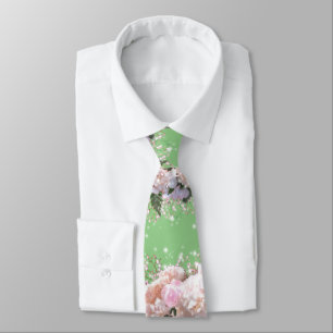 Romantic white pink hydrangeas, pink white flowers tie