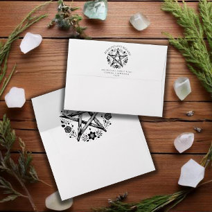 Romantic Wiccan Pagan Wedding Envelope