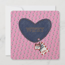 Romantic Wifey Hubby Electrical Lock Tag Heart