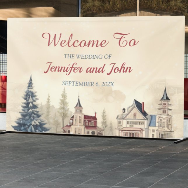 Romantic Winter Wedding Banner (Creator Uploaded)