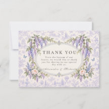 Romantic Wisteria Garden Wedding