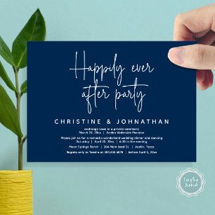 Romantic Wonderland Happily Ever After Party Invitation