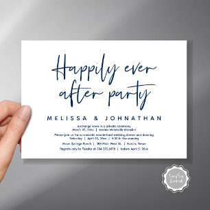 Romantic Wonderland Happily Ever After Party Invitation