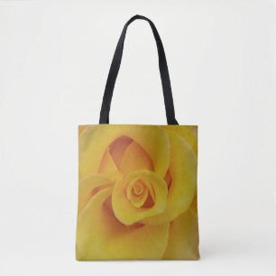 Romantic Yellow Rose Petals Tote Bag