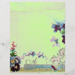 ROMANTICA 2 MONOGRAM ,antique green
