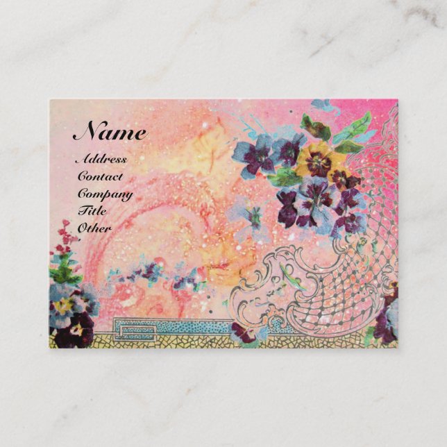 ROMANTICA 2 MONOGRAM BUSINESS CARD (Front)