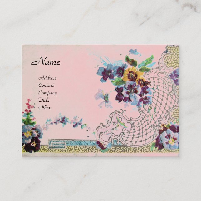 ROMANTICA 2 Monogram Business Card (Front)