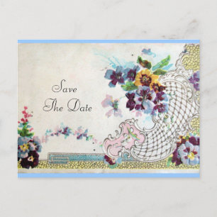 ROMANTICA 2 SAVE THE DATE ANNOUNCEMENT POSTCARD