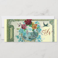 ROMANTİCA 3 MONOGRAM ,blue pink red yellow