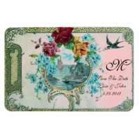 ROMANTİCA  3 MONOGRAM ,Save The Date,White