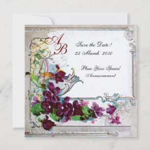 ROMANTICA 4 MONOGRAM 2 INVITATION