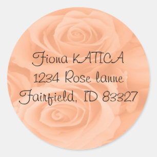 romantica classic round sticker