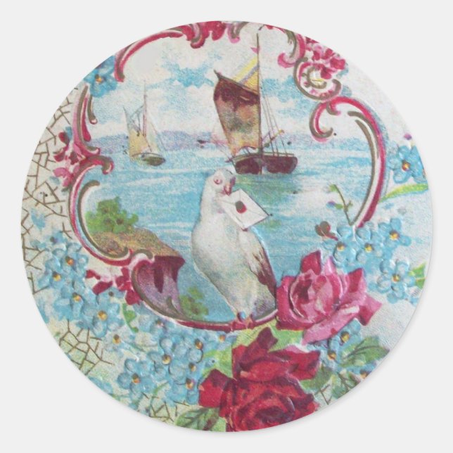 ROMANTICA CLASSIC ROUND STICKER (Front)