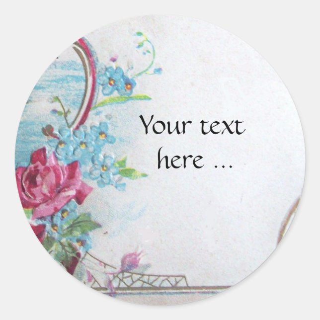 ROMANTICA CLASSIC ROUND STICKER (Front)