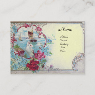 ROMANTICA, gold metallic paper, Business Card