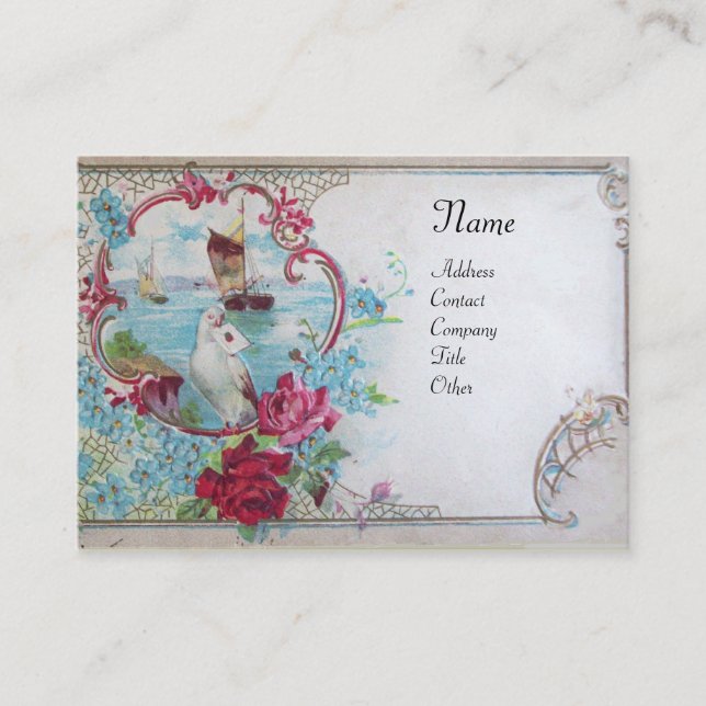 ROMANTICA MONOGRAM 2 BUSINESS CARD (Front)