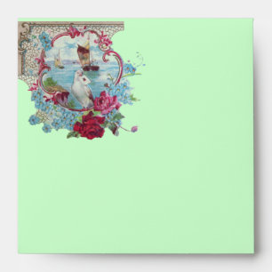 ROMANTICA pink red blue green Envelope