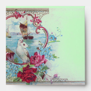 ROMANTICA  pink red blue green Envelope
