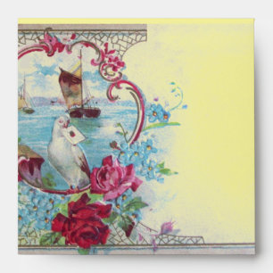 ROMANTICA pink red blue yellow Envelopes