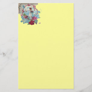 ROMANTİCA ,pink red blue yellow Stationery
