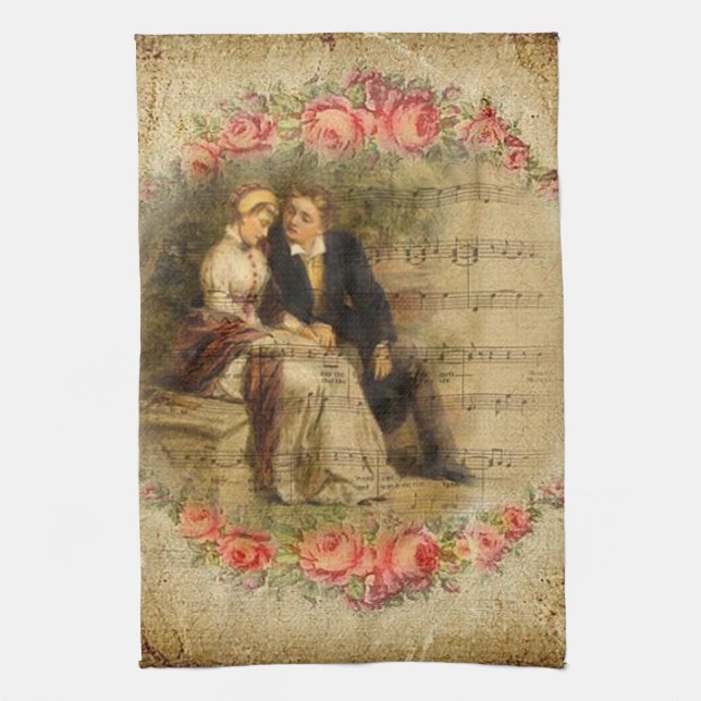 Romanticism Tea Towel (Vertical)