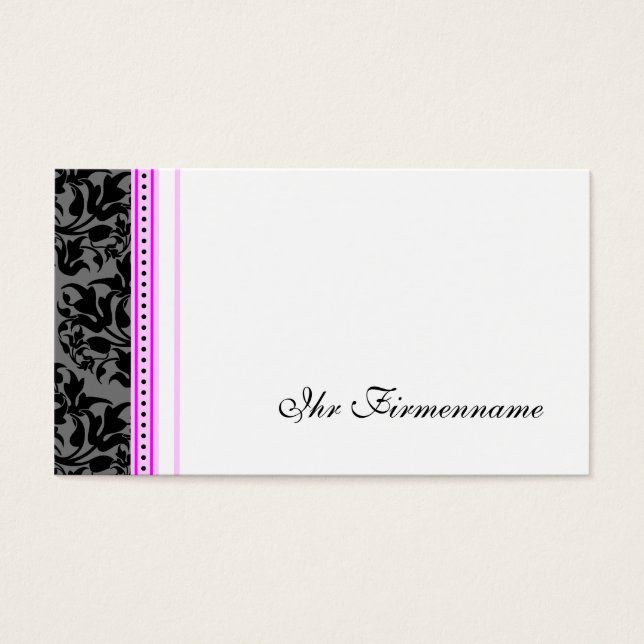 Romantische Visitenkarten (Front)