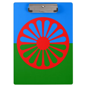 Romany Gypsy flag Clipboard