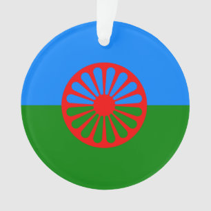 Romany Gypsy flag Ornament