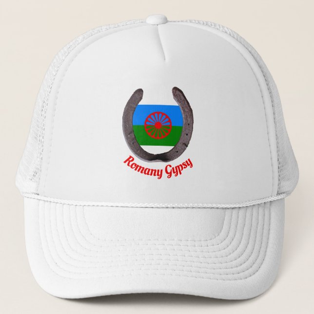 Romany Gypsy flag Trucker Hat (Front)