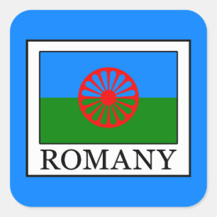 Romany Square Sticker