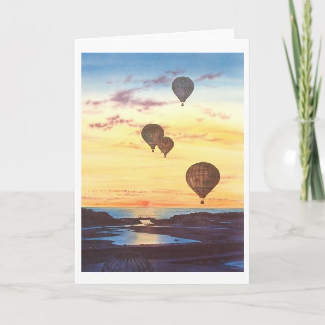 ROMATIC FLIGHT, DEL MAR CALIFORNIA CARD (Front)