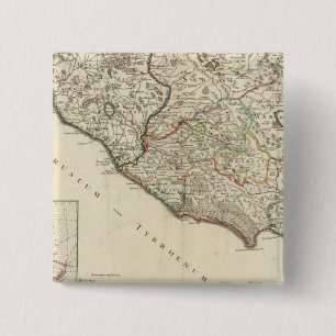 Rome 15 Cm Square Badge