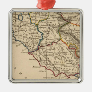 Rome 3 metal tree decoration