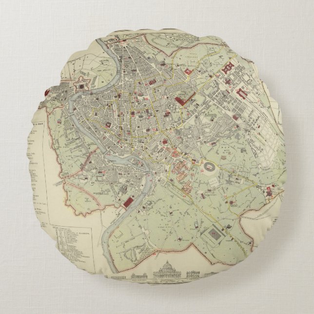 Rome 4 round cushion (Front)