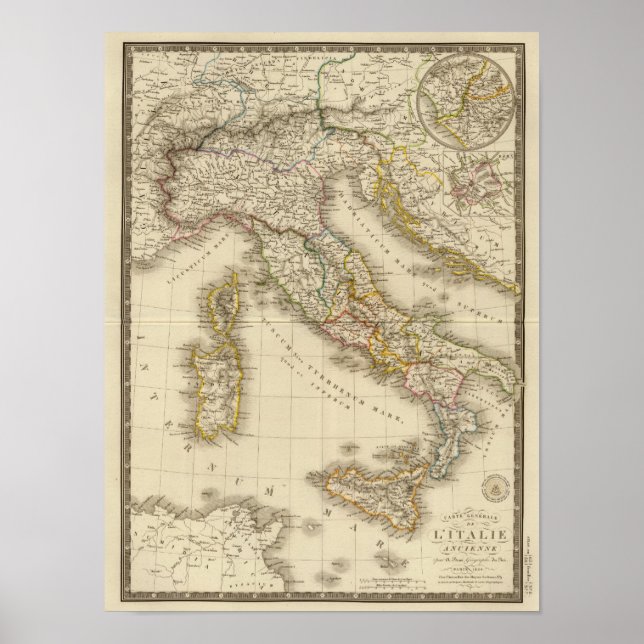 Rome Atlas Map Poster (Front)