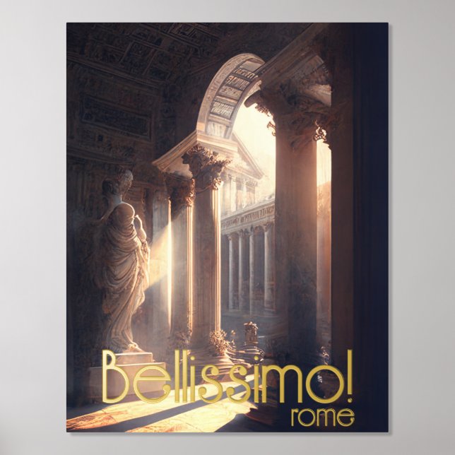 Rome Bellissimo  Foil Prints (Front)